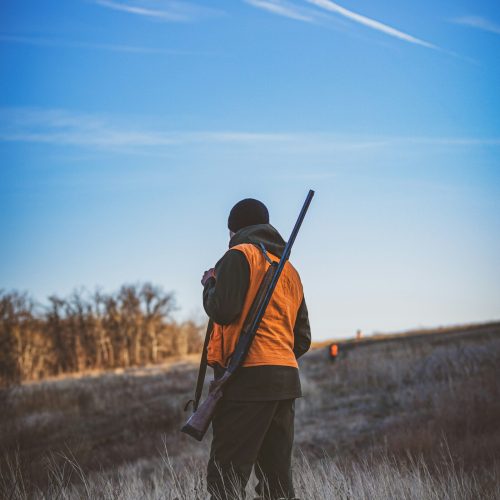 man in wild huntexgear